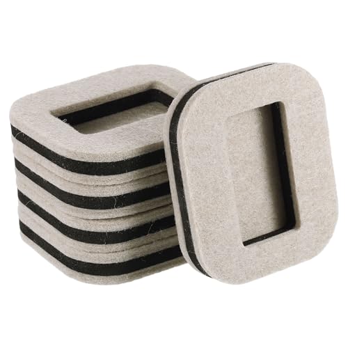 QUARKZMAN 5Stk Filz Möbel Untersetzer Rollen Tassen 3.15" x 2.76" Rad Stopfen Bett Stopfen Möbel Stopfen rutschfeste Möbel Polster für Sofas Betten Teppich festholz Böden Weiß QUARKZMAN 5Stk Filz Möbel Untersetzer Rollen Tassen 3.15" x 2.76" Rad Stopfen Bett Stopfen Möbel Stopfen rutschfeste Möbel Polster für Sofas Betten Teppich festholz Böden Weiß von QUARKZMAN