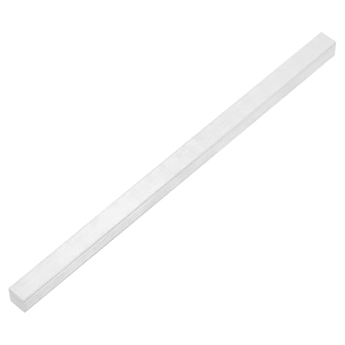 QUARKZMAN 6063 Aluminium Profil Flachleiste, Quadratischer Aluprofil Flachstreifen Alublech 15x15x305mm (T*W*L), Alu Flachstange Aluminium Flachplatte Aluleisten Flach Aluplatte von QUARKZMAN
