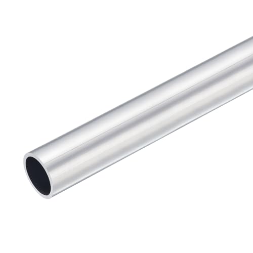 QUARKZMAN 6063 Aluminium Rundrohr, 28mm Außendurchmesser, 24mm Innendurchmesser, 400mm Länge, Aluminiumlegierung Rohrleitung Metallrohr Alu Profil Rohr Schlauch für Industrie von QUARKZMAN
