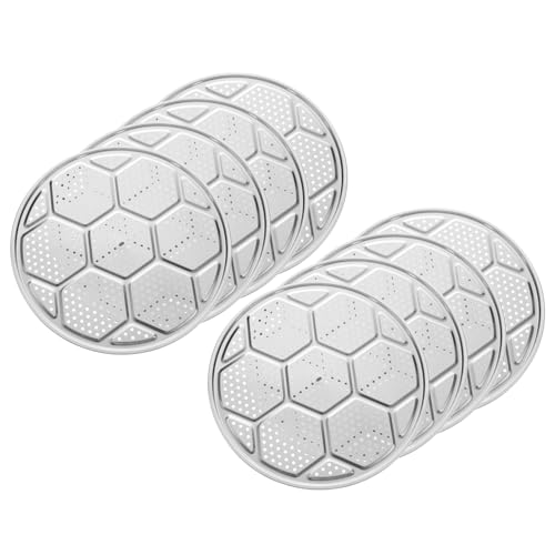 QUARKZMAN 8 Stück Edelstahl-Dampfgestell, 66 cm Topf-Dampfgestell Verdicken Druckkocher Einmachgestelle für Dampfgarer Kochgeschirr Druckkocher, Silberton QUARKZMAN 8 Stück Edelstahl-Dampfgestell, 66 cm Topf-Dampfgestell Verdicken Druckkocher Einmachgestelle für Dampfgarer Kochgeschirr Druckkocher, Silberton von QUARKZMAN
