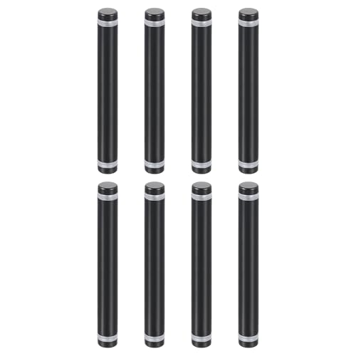 QUARKZMAN 8 Stück Edelstahl Wandabstandshalter, 12x100mm Abstandsbolzen Abstandshalter Abstandsschrauben für Acrylglas Schildhalter Werbetafeln, Schwarz QUARKZMAN 8 Stück Edelstahl Wandabstandshalter, 12x100mm Abstandsbolzen Abstandshalter Abstandsschrauben für Acrylglas Schildhalter Werbetafeln, Schwarz von QUARKZMAN