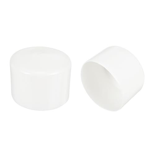 QUARKZMAN 8 Stück Gummikappen 65mm Stuhlbeinkappen Runde Schutzkappen Gummi Endkappen Möbelgleiter Fußkappen Endspitze Schutzabdeckungen für Rohre Zäune Pfosten Möbel Geländer, Weiß QUARKZMAN 8 Stück Gummikappen 65mm Stuhlbeinkappen Runde Schutzkappen Gummi Endkappen Möbelgleiter Fußkappen Endspitze Schutzabdeckungen für Rohre Zäune Pfosten Möbel Geländer, Weiß von QUARKZMAN