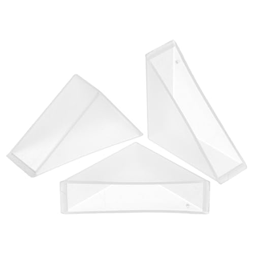 QUARKZMAN 8 Stück Kunststoffeckschützer 12x50mm Rechtwinklige Form Glas-Eckenschützer Kissen für den Eckschutz von Glas, Spiegel, Fliesen, Weiß von QUARKZMAN