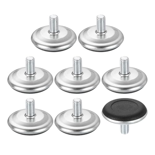 QUARKZMAN 8 Stück M10 Gewinde Möbel Füße Nivellierer, 47x20mm Verstellbare Nivellierung Tisch Füße, Aufschraubbare Möbelgleiter Nivellierung Für Stuhl Hocker Beine, Schwarz QUARKZMAN 8 Stück M10 Gewinde Möbel Füße Nivellierer, 47x20mm Verstellbare Nivellierung Tisch Füße, Aufschraubbare Möbelgleiter Nivellierung Für Stuhl Hocker Beine, Schwarz von QUARKZMAN
