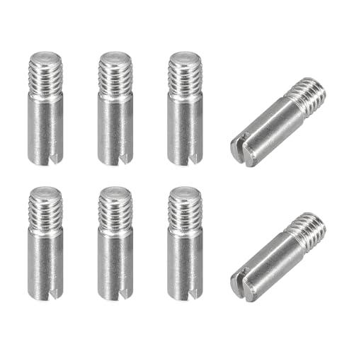 QUARKZMAN 8 Stück M3 x 10mm geschlitzt männlich gerade Gewindestifte, Spannstift Sortiment Zylindrischer Stift aus 304 Edelstahl, Gewindedübel für Möbel Schränke Vitrine Kleiderschrank QUARKZMAN 8 Stück M3 x 10mm geschlitzt männlich gerade Gewindestifte, Spannstift Sortiment Zylindrischer Stift aus 304 Edelstahl, Gewindedübel für Möbel Schränke Vitrine Kleiderschrank von QUARKZMAN