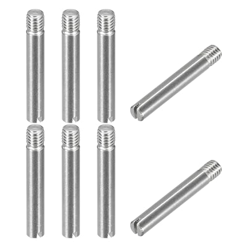 QUARKZMAN 8 Stück M3 x 20mm Dübel Set Geschlitzter, Spannstift Sortiment Zylindrischer Stift aus 304 Edelstahl, Gewindedübel für Möbel Schränke Vitrine Kleiderschrank von QUARKZMAN
