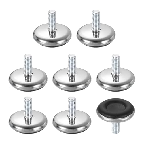 QUARKZMAN 8 Stück M6 Gewinde Möbel Füße Nivellierer 30x15mm Verstellbare Nivellierung Tisch Füße Aufschraubbare Möbelgleiter Nivellierung Für Stuhl Hocker Beine Schwarz QUARKZMAN 8 Stück M6 Gewinde Möbel Füße Nivellierer 30x15mm Verstellbare Nivellierung Tisch Füße Aufschraubbare Möbelgleiter Nivellierung Für Stuhl Hocker Beine Schwarz von QUARKZMAN
