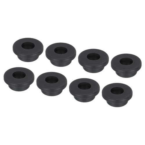 QUARKZMAN 8 Stück T-förmige Gummimuffe, Durchmesser 25 mm, Innendurchmesser 15 mm, Dichtungsschutz, flexible Lochstopfen für Kabelrohre, schwarz QUARKZMAN 8 Stück T-förmige Gummimuffe, Durchmesser 25 mm, Innendurchmesser 15 mm, Dichtungsschutz, flexible Lochstopfen für Kabelrohre, schwarz von QUARKZMAN