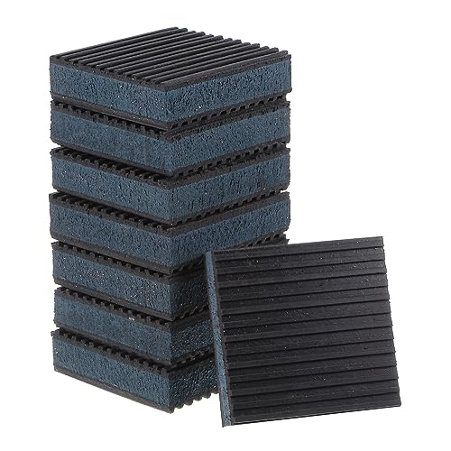 QUARKZMAN 8Stk Gummi Anti-Vibrationspads Vibrationsdämpfer 3" x 3" x 7/8" Isolationspad Vibrationsisolationspads Gerippte Matten mit EVA-Mitte für Waschmaschine Luftkompressen Laufband QUARKZMAN 8Stk Gummi Anti-Vibrationspads Vibrationsdämpfer 3" x 3" x 7/8" Isolationspad Vibrationsisolationspads Gerippte Matten mit EVA-Mitte für Waschmaschine Luftkompressen Laufband von QUARKZMAN