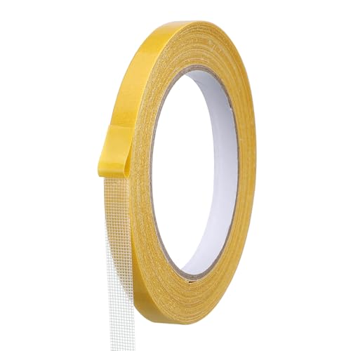 QUARKZMAN Doppelseitiges Gewebeband 1 cm x 20 m Montageband Teppichband Klare Klebebänder Mit Glasfasergewebe Für Kleidung DIY Basteln Wanddekoration QUARKZMAN Doppelseitiges Gewebeband 1 cm x 20 m Montageband Teppichband Klare Klebebänder Mit Glasfasergewebe Für Kleidung DIY Basteln Wanddekoration von QUARKZMAN