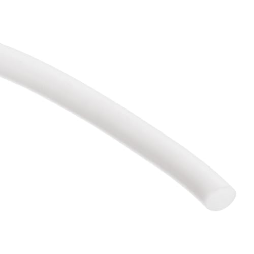 QUARKZMAN Fugenfüllprofil Silikon Dichtschnur 4mm OD 6,5m 21ft Fugendichtband Rundschnur Schwammgummi Fugendichtschnur für Lager, Schaumrohrisolierung, Abdichtung Fensterfugen, Weiß von QUARKZMAN