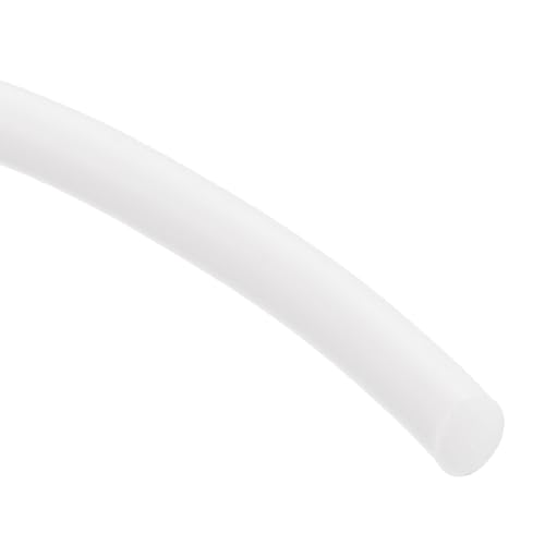 QUARKZMAN Fugenfüllprofil Silikon Dichtschnur 6,5 mm OD 6,5 m 21 ft Fugendichtband Rundschnur Schwammgummi Fugendichtschnur für Lager, Schaumrohrisolierung, Abdichtung Fensterfugen, Weiß von QUARKZMAN