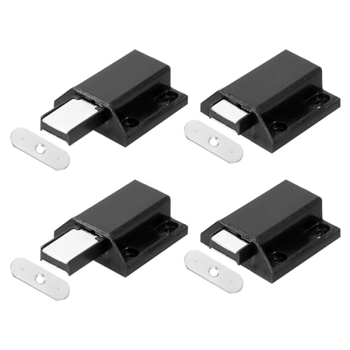 QUARKZMAN Glastür Magnetischer Druckverschluss Schließung Kunststoff Schwarz 4 Stück QUARKZMAN Glastür Magnetischer Druckverschluss Schließung Kunststoff Schwarz 4 Stück von QUARKZMAN