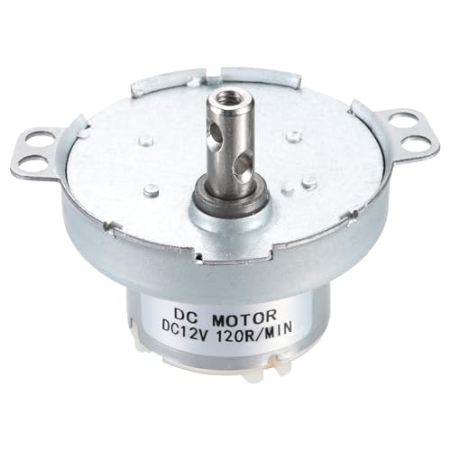 QUARKZMAN Langsamlaufmotor JS-50T Elektromotor Bürstenmotor, 12V Gleichstrom 120 U/min Motor CW/CCW D-Welle DC Motor Großes Drehmoment für 3D-Drucker Filament Rotierender Display-Ständer QUARKZMAN Langsamlaufmotor JS-50T Elektromotor Bürstenmotor, 12V Gleichstrom 120 U/min Motor CW/CCW D-Welle DC Motor Großes Drehmoment für 3D-Drucker Filament Rotierender Display-Ständer von QUARKZMAN