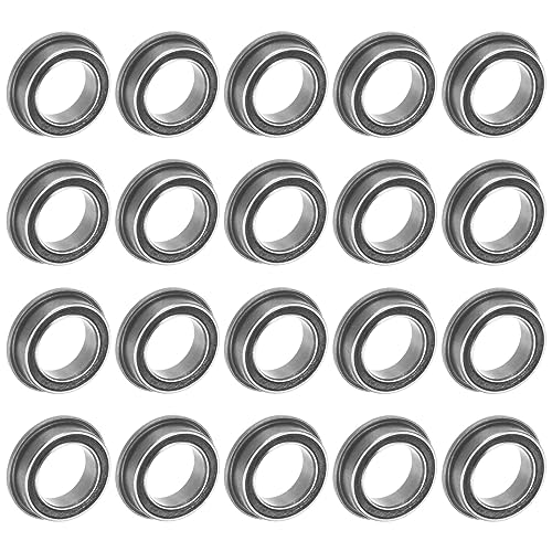 QUARKZMAN 20 Stück MF128-2RS Flanschkugellager 8x12x3.5mm Rillenkugellager Doppelsiegel Chrom Stahl Flansch Lager für DIY, Werkzeugmaschinen, 3D Drucker QUARKZMAN 20 Stück MF128-2RS Flanschkugellager 8x12x3.5mm Rillenkugellager Doppelsiegel Chrom Stahl Flansch Lager für DIY, Werkzeugmaschinen, 3D Drucker von QUARKZMAN