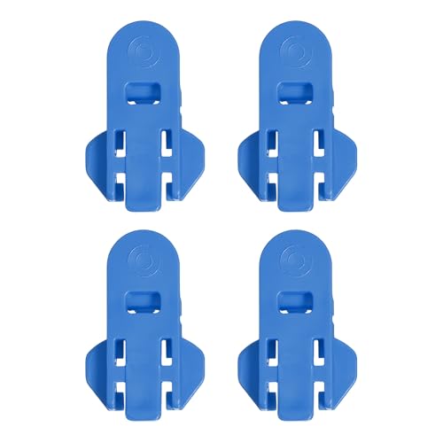 QUARKZMAN Manueller Einfache Dosen Öffner 4Stk - Plastik Getränkedosen Deckel Schutz Flaschenöffner für Soda Bier Getränke (Blau) von QUARKZMAN
