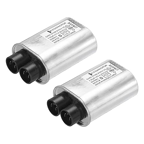 QUARKZMAN Mikrowelle Kondensator Ersatz Hohe Spannung Ofen Kondensator 2100VAC 1.00uf Pack von 2 von QUARKZMAN