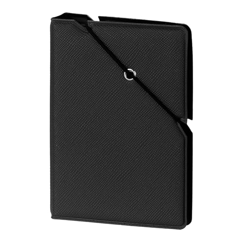QUARKZMAN Mini Fotoalbum, 28 Taschen 2 x 3 Fotoalbum Buch Lederhülle mit Gummibandverschluss für Fujifilm Instant Mini Kamera Kpop Fotokartenhalter, (Schwarz) von QUARKZMAN