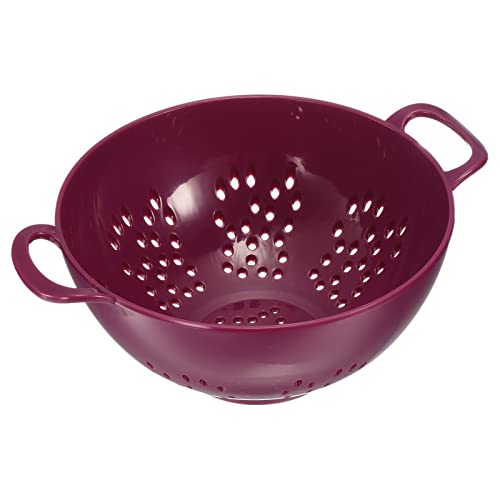 QUARKZMAN Mini Lebensmittelsieb mit Doppelgriffen Reiswaschsieb Kunststoff Obst Nudel Abtropffläche Küchen Lebensmittel Mesh Sieb für Gemüse Obst Lila QUARKZMAN Mini Lebensmittelsieb mit Doppelgriffen Reiswaschsieb Kunststoff Obst Nudel Abtropffläche Küchen Lebensmittel Mesh Sieb für Gemüse Obst Lila von QUARKZMAN