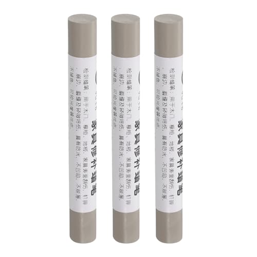 QUARKZMAN Möbelreparatur-Wachsmalstifte, 3 Stück - Holzwachs-Füllstift, Möbelmarker zum Ausbessern - für Kratzer, Löcher, Tische, Schreibtische, Holzböden, Abdeckungen, Hellgrau QUARKZMAN Möbelreparatur-Wachsmalstifte, 3 Stück - Holzwachs-Füllstift, Möbelmarker zum Ausbessern - für Kratzer, Löcher, Tische, Schreibtische, Holzböden, Abdeckungen, Hellgrau von QUARKZMAN