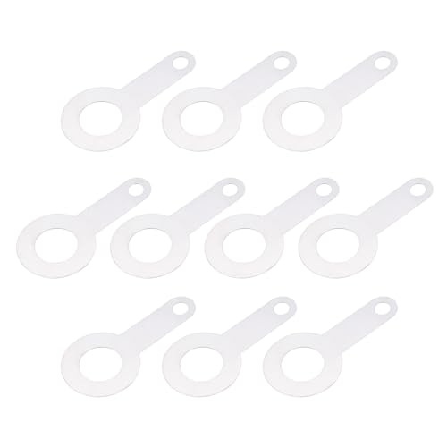 QUARKZMAN PCB Lötöse Platte Ring Klemme 16mm Verbindung für Stromkabel Volldraht Pack von 10 von QUARKZMAN