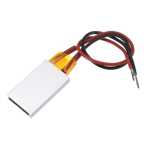 QUARKZMAN PTC Heizelement, AC DC 24V PTC Heizplatte Aluminiumgehäuse Keramik Polyimidfilm Platte Heizung 7W-150W 200C Isolierte Konstanttemperatur-Keramik-Thermostat von QUARKZMAN