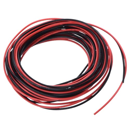 QUARKZMAN PVC Anschlussdraht 3,0 m 28AWG flexibler Elektrodraht UL1007 verzinntes Kupferlitze Schwarz Rot, 1 mm Durchmesser für Modellflugzeuge Elektrische Geräte interne Verbindung QUARKZMAN PVC Anschlussdraht 3,0 m 28AWG flexibler Elektrodraht UL1007 verzinntes Kupferlitze Schwarz Rot, 1 mm Durchmesser für Modellflugzeuge Elektrische Geräte interne Verbindung von QUARKZMAN