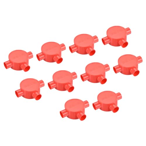 QUARKZMAN PVC Installationsdose Abzweigdose T-förmige runde Kabeldose 20 mm wasserdicht für Heimkabelverwaltung elektronische Projekte Packung mit 10 QUARKZMAN PVC Installationsdose Abzweigdose T-förmige runde Kabeldose 20 mm wasserdicht für Heimkabelverwaltung elektronische Projekte Packung mit 10 von QUARKZMAN