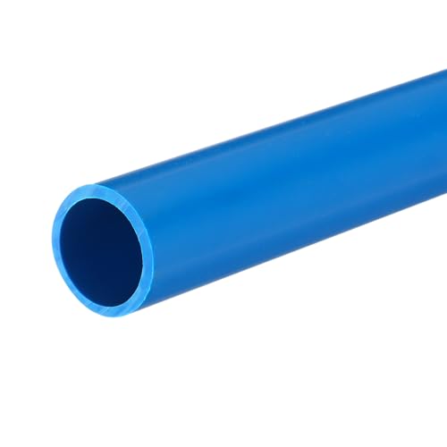 QUARKZMAN PVC-Rohr, rund, harter, 21mm ID, 25mm (1 Zoll) OD, 330mm/13" blau, hohe Schlagfestigkeit für Wasserrohr, Basteln, Kabelhülle von QUARKZMAN