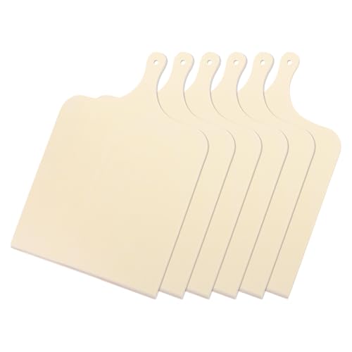 QUARKZMAN Pizzabrett Holz Pizzaschieber Birke Pizzaschaufel Kitchenware mit Griff Für das Auslegen von Pizzen 6er Set, M QUARKZMAN Pizzabrett Holz Pizzaschieber Birke Pizzaschaufel Kitchenware mit Griff Für das Auslegen von Pizzen 6er Set, M von QUARKZMAN