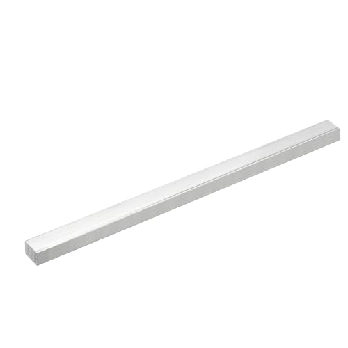 QUARKZMAN Alublech 12mm Dicke, 254mm Länge 6061 Aluminium Flachstange 15mm Breite, Quadratischer Aluplatte Solide Alu Vierkantstange für Modellbau Basteln Maschinenbau Baubranche Fahrzeugbau QUARKZMAN Alublech 12mm Dicke, 254mm Länge 6061 Aluminium Flachstange 15mm Breite, Quadratischer Aluplatte Solide Alu Vierkantstange für Modellbau Basteln Maschinenbau Baubranche Fahrzeugbau von QUARKZMAN