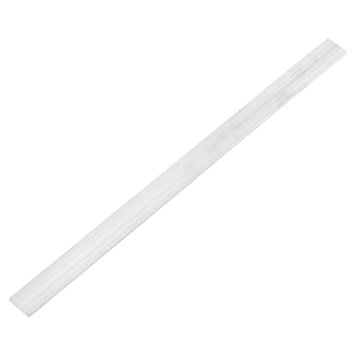 QUARKZMAN Quadratischer Aluminium Platte Silber Alublech 3mm Dicke Aluplatte 15mm Breite 6061 Aluminium Profil Flachblech 305mm Länge Aluprofil Flachplatte für Modellbau Basteln Messebau von QUARKZMAN