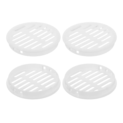 QUARKZMAN Runde Soffit-Lüftungen 3 Zoll, 8 Stück Weiße Kunststoff 80mm Soffit-Lüftungsabdeckung - Rundes Lüftungsgitter - Luft strömt leicht für Badezimmer, Zuhause, Büro, Küche, Schrank QUARKZMAN Runde Soffit-Lüftungen 3 Zoll, 8 Stück Weiße Kunststoff 80mm Soffit-Lüftungsabdeckung - Rundes Lüftungsgitter - Luft strömt leicht für Badezimmer, Zuhause, Büro, Küche, Schrank von QUARKZMAN