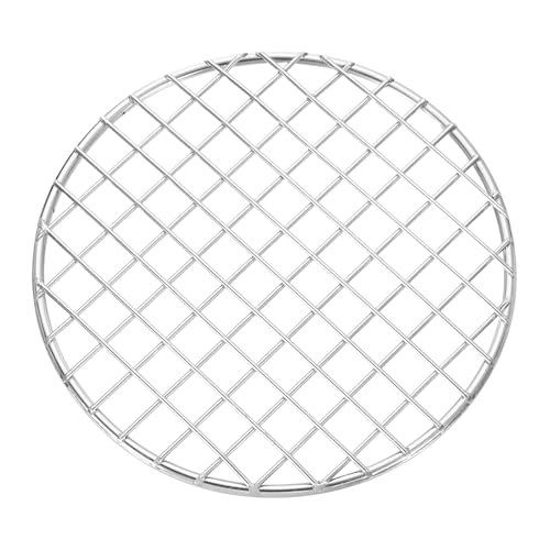 QUARKZMAN Rundes Kochgitter, Durchmesser 6,5 Zoll Edelstahl-Grillrost Kreuzdraht-Barbecue-Grill zum Kochen Backen Luftfritteusen-Roste, Silber QUARKZMAN Rundes Kochgitter, Durchmesser 6,5 Zoll Edelstahl-Grillrost Kreuzdraht-Barbecue-Grill zum Kochen Backen Luftfritteusen-Roste, Silber von QUARKZMAN