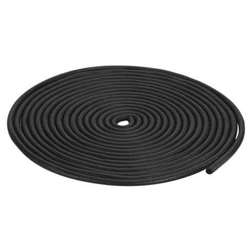QUARKZMAN Schaumstoff-Gummidichtungsstreifen, Durchmesser 3,5 mm (9/64") 8 Meter (26,25 Fuß) lang, runder EPDM-Gummi für DIY-Dichtung, Lager, Pads, Schaumstoffrohre, Handwerk von QUARKZMAN