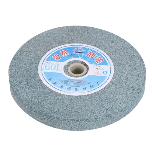 QUARKZMAN Schleifbockscheibe 125 x 12.7 x 16 mm, 60 Körnungen Grüne Siliziumkarbid-Bank-Schleifscheiben für Hartmetall, optisches Glas von QUARKZMAN