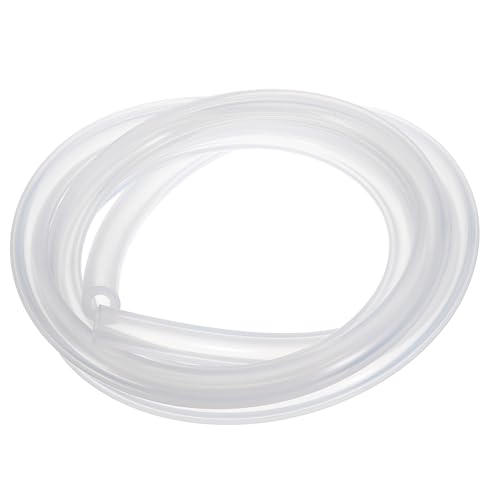 QUARKZMAN Silikonschlauch 10mm ID x 16mm OD (2 Meter) - Gummischlauch Bierschlauch flexibel, lebensmitteltauglich & transparent für Trinkwasser, Haushalt und Industrie von QUARKZMAN