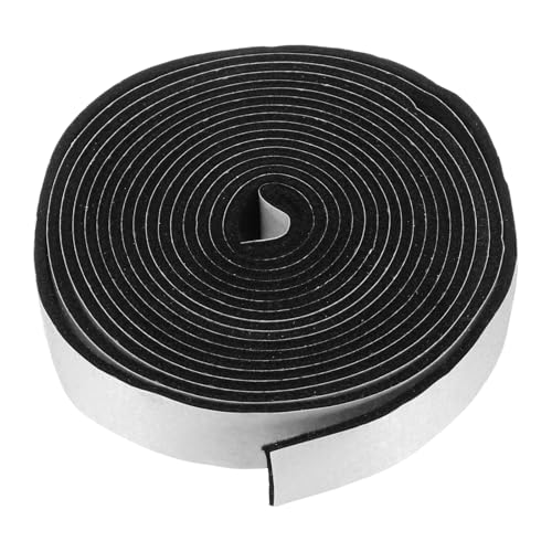 QUARKZMAN Smoker Dichtungsringe 14FT 1" x 1/8" Hochtemperatur-Grilldichtung Ersatz Hochtemperatur-BBQ-Dichtungsband BBQ Smoker Dichtung Selbstklebender Filz für Smoker BBQ Deckel von QUARKZMAN