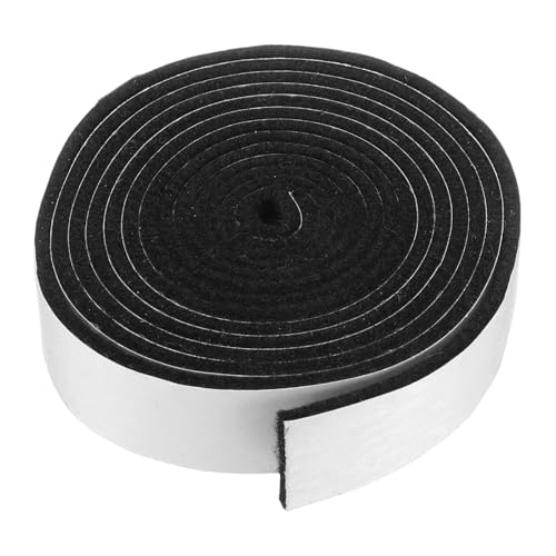 QUARKZMAN Smoker Dichtungsringe 8FT 1" x 1/8" Hochtemperatur Grill Dichtung Ersatz Hochtemperatur BBQ Dichtungsband BBQ Smoker Dichtung Selbstklebender Filz für Smoker BBQ Deckel von QUARKZMAN