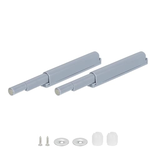 QUARKZMAN Softclose Türdämpfer, 2 Satz Push to Open Türöffner Magnet Schranktür Dampfer, Schalldämpfer Möbeltürdämpfer für Küchenschrank Türen Kleiderschranktüren, Grau QUARKZMAN Softclose Türdämpfer, 2 Satz Push to Open Türöffner Magnet Schranktür Dampfer, Schalldämpfer Möbeltürdämpfer für Küchenschrank Türen Kleiderschranktüren, Grau von QUARKZMAN