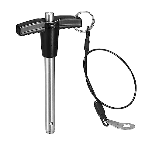 QUARKZMAN T Griff Kugelsperrbolzen 1 Stück 8mm Pin Durchm. 60mm Verwendung Länge T Griff Sicherungsstifte Edelstahl Druckschalter Schnellverschluss Stift mit Schlüsselband Kabel QUARKZMAN T Griff Kugelsperrbolzen 1 Stück 8mm Pin Durchm. 60mm Verwendung Länge T Griff Sicherungsstifte Edelstahl Druckschalter Schnellverschluss Stift mit Schlüsselband Kabel von QUARKZMAN