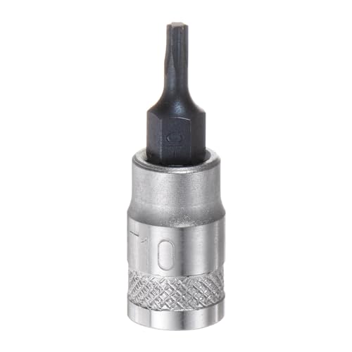 QUARKZMAN Torx Bit Steckdose T10 Fester Stern 1/4" Antrieb 1.46" Länge S2 Stahl Bit CR-V Stecknuss für Ratschenschlüssel Schiebestange Erweiterungsstab von QUARKZMAN