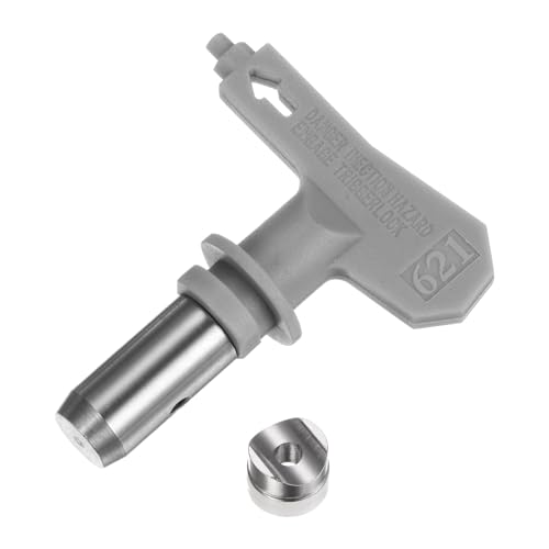 QUARKZMAN Umkehrbare SpritzDüse für Farbsprühsystemn für Airless-Spritzgerät 621 Düse für Farbsprühsystem, Grau QUARKZMAN Umkehrbare SpritzDüse für Farbsprühsystemn für Airless-Spritzgerät 621 Düse für Farbsprühsystem, Grau von QUARKZMAN