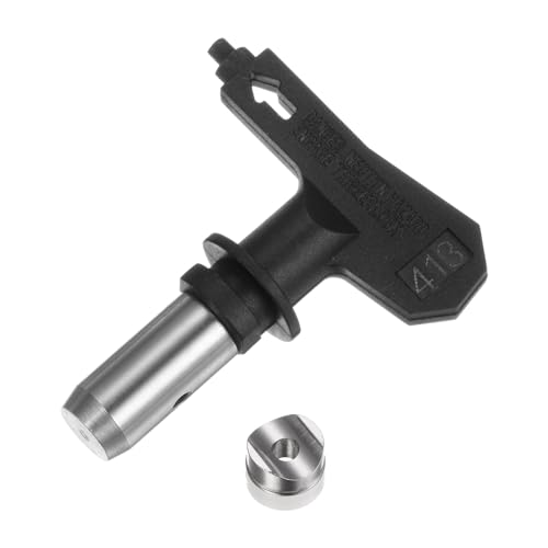 QUARKZMAN Umkehrbare Spritzdüsen für Airless-Spritzgerät 413 Düse Spitzen Spritzgerät Teile für Farbsprühsystem, Schwarz von QUARKZMAN