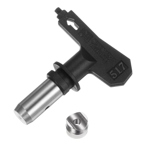 QUARKZMAN Umkehrbare Spritzdüsen für Airless-Spritzgerät 517 Düse Spitzen Spritzgeräte Teile für Farbsprühsystem, Schwarz von QUARKZMAN