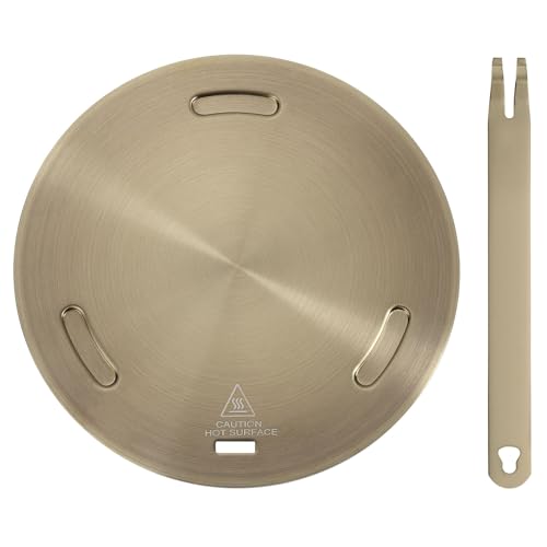 QUARKZMAN Wärme Diffusor Platte für Gas Herd 8" Runde Wärme Leitung Induktion Adapter Platte mit Abnehmbarem Griff Kochgeschirr Schutz für Kochgeschirr Hitze Kochen Auftauen Rose Gold QUARKZMAN Wärme Diffusor Platte für Gas Herd 8" Runde Wärme Leitung Induktion Adapter Platte mit Abnehmbarem Griff Kochgeschirr Schutz für Kochgeschirr Hitze Kochen Auftauen Rose Gold von QUARKZMAN