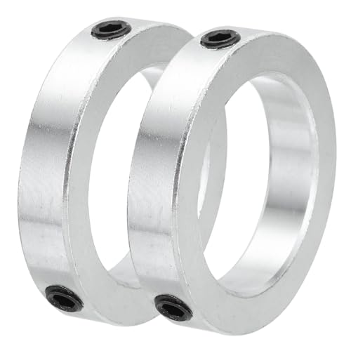 QUARKZMAN Wellenring 2,2 Zoll Bohrung verzinkter Kohlenstoffstahl Klemmring mit Gewindestift Silber 2 Stück QUARKZMAN Wellenring 2,2 Zoll Bohrung verzinkter Kohlenstoffstahl Klemmring mit Gewindestift Silber 2 Stück von QUARKZMAN