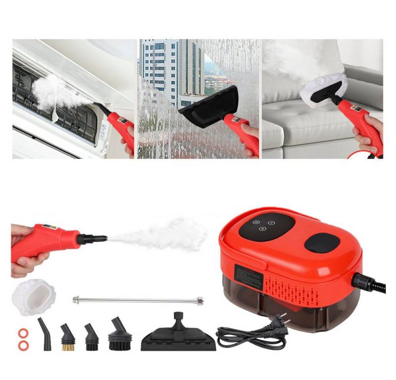 QUBEBU Handdampfreiniger 2500W Tragbarer Dampfreiniger Multifunktionaler Handdampfreiniger, 2500,00 W, mit 6 Geschwindigkeiten einstellbar und 3 Arten von Bürstenköpfen. QUBEBU Handdampfreiniger 2500W Tragbarer Dampfreiniger Multifunktionaler Handdampfreiniger, 2500,00 W, mit 6 Geschwindigkeiten einstellbar und 3 Arten von Bürstenköpfen. von QUBEBU