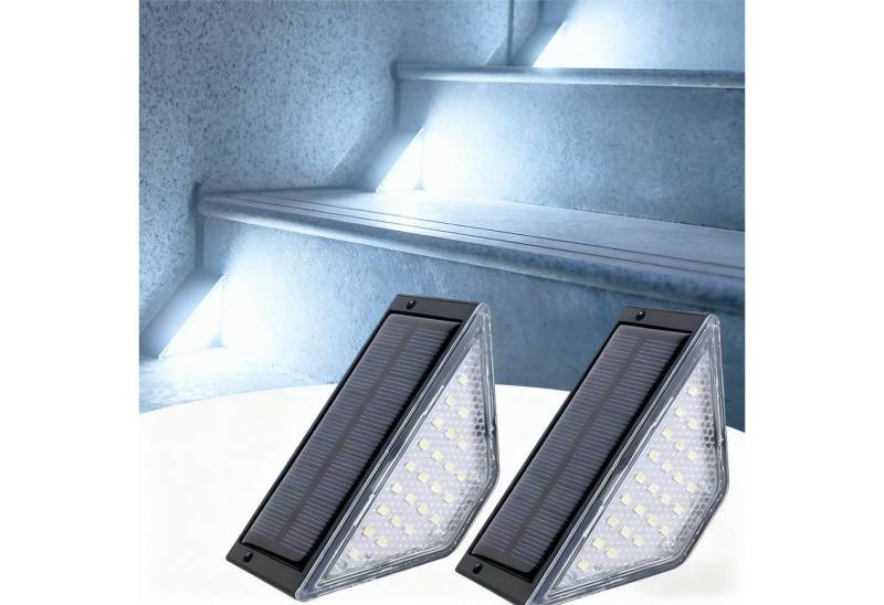 QUBEBU LED Solarleuchte Solar Bodenleuchten Aussen Solarleuchte Garten, Solar-Stufenleuchten, 3000K Warmweiß LED Stufenleuchte, für Treppen Stufen Zäune Höfe Weg, 2/4/6/8/10er Packs LED Wandlampe Solarleuchten für den Außenbereich QUBEBU LED Solarleuchte Solar Bodenleuchten Aussen Solarleuchte Garten, Solar-Stufenleuchten, 3000K Warmweiß LED Stufenleuchte, für Treppen Stufen Zäune Höfe Weg, 2/4/6/8/10er Packs LED Wandlampe Solarleuchten für den Außenbereich von QUBEBU