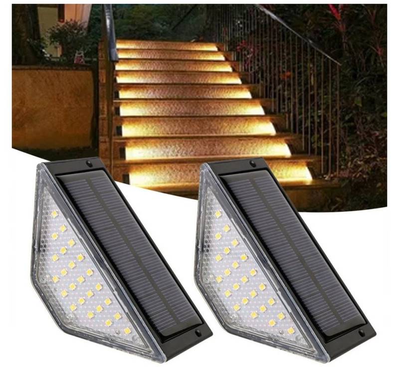 QUBEBU LED Solarleuchte Solar Bodenleuchten Aussen Solarleuchte Garten, Solar-Stufenleuchten, 3000K Warmweiß LED Stufenleuchte, für Treppen Stufen Zäune Höfe Weg, 2/4/6/8/10er Packs LED Wandlampe Solarleuchten für den Außenbereich QUBEBU LED Solarleuchte Solar Bodenleuchten Aussen Solarleuchte Garten, Solar-Stufenleuchten, 3000K Warmweiß LED Stufenleuchte, für Treppen Stufen Zäune Höfe Weg, 2/4/6/8/10er Packs LED Wandlampe Solarleuchten für den Außenbereich von QUBEBU